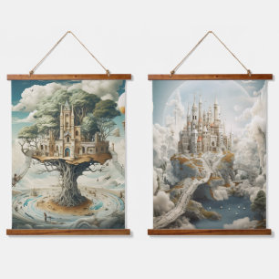Surrealist Art - Dreamscapes Hanging Tapestry