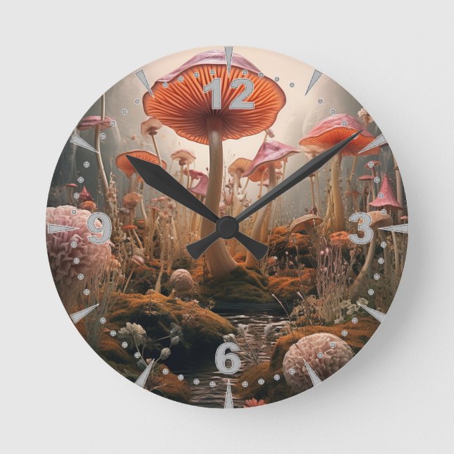 Surrealist Art - Dreamscapes Round Clock (Front)