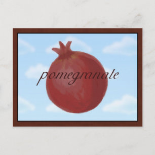 Surrealist Pomegranate Postcard