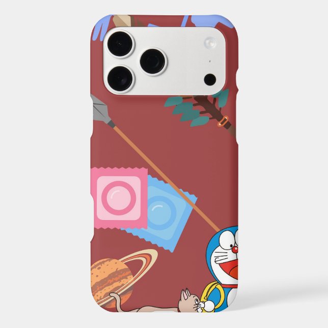 Surrealist Pop Art Pattern Phone Case - Edgy Anime (Back)
