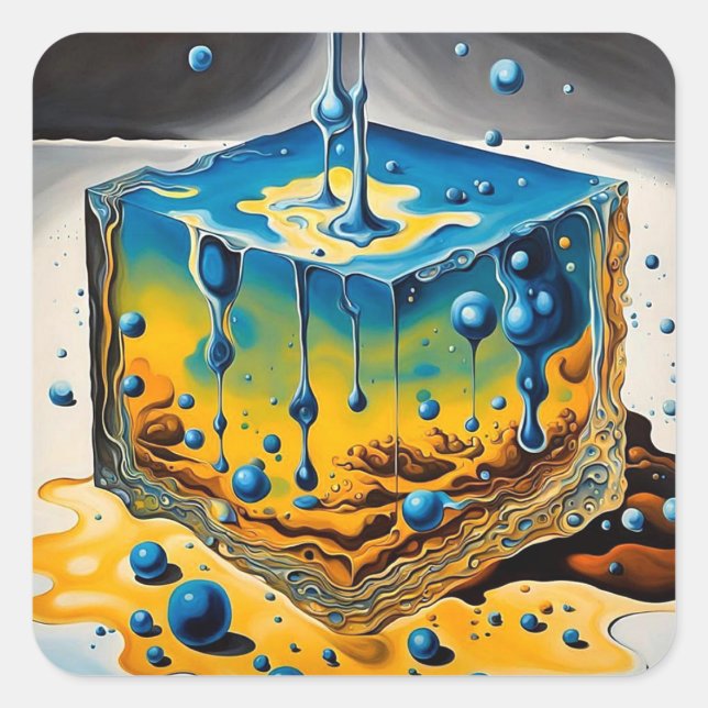 Surrealista 13 square sticker (Front)