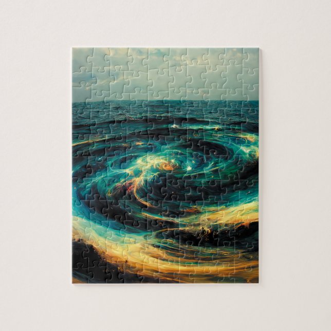 Surrealistic Art | A Galaxy Of Ocean Jigsaw Puzzle (Vertical)