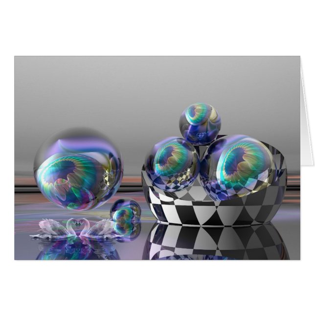 Surrealistic card "The dream" (Front Horizontal)