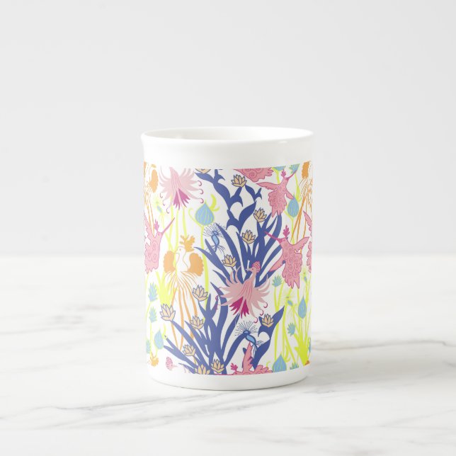 Surrealistic Garden Bone China Mug (Front)