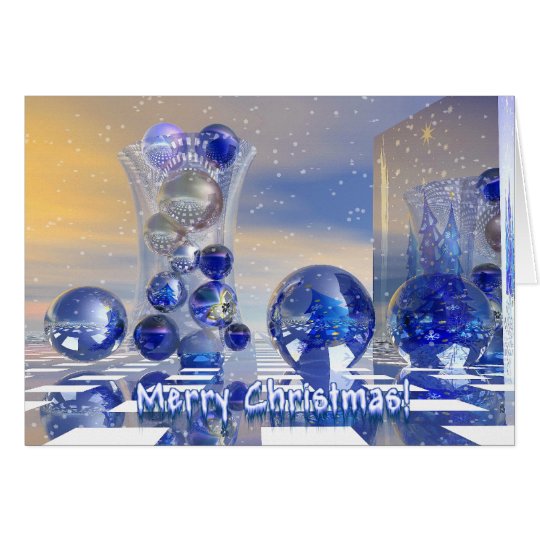 Surrealistic Merry Christmas card
