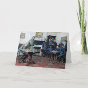 Surrender at Appomattox Card
