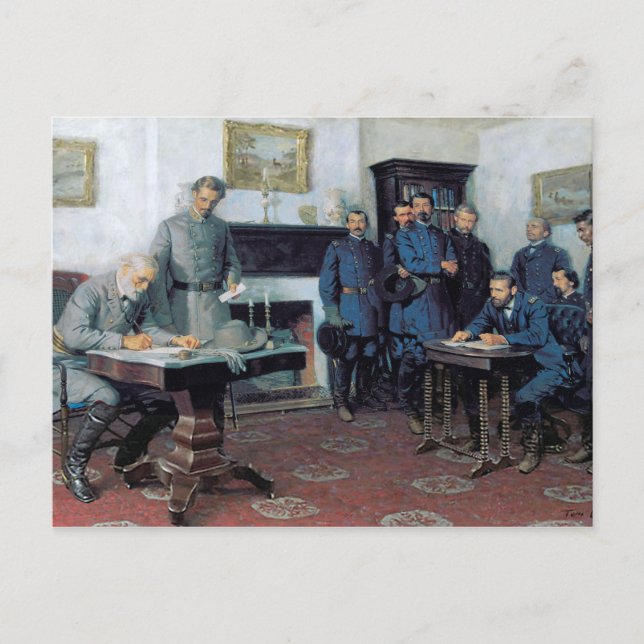 Surrender at Appomattox Postcard (Front)