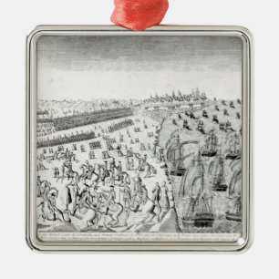 Surrender at Yorktown, 1781 Metal Tree Decoration