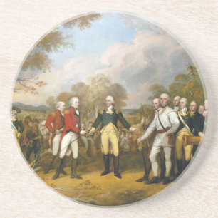 Surrender of General Burgoyne by John Trumbull Coaster