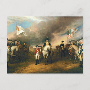 Surrender of Lord Cornwallis by John Trumbull 1820 Postcard