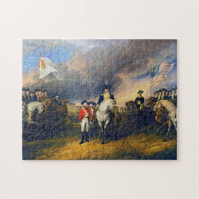 Surrender of Lord Cornwallis Revolutionary War Jigsaw Puzzle (Horizontal)