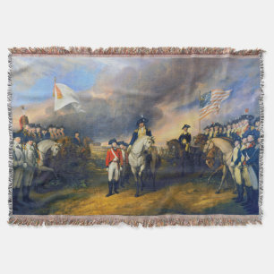 Surrender of Lord Cornwallis Throw Blanket