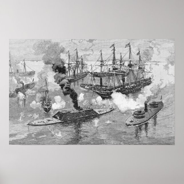 Surrender of the 'Tennessee', Battle of Mobile Poster (Front)