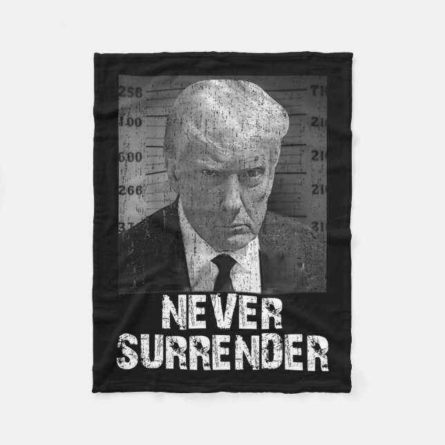 Surrender Pro Trump  Fleece Blanket (Front)