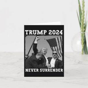 Surrender Trump 2024 Shirt Save America Trump  Card