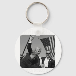 Surrender Trump 2024 Shirt Save America Trump Key Ring