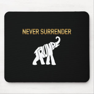 Surrender Trump Elephant Mouse Pad