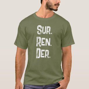 Surrender Trust In The Lord QR Code Faith T-Shirt