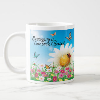 Surrogacy Is Love for a Lifetime Large Coffee Mug