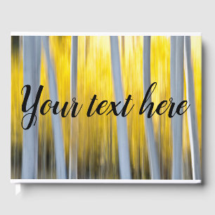 surrounded by Aspen trees Guest Book