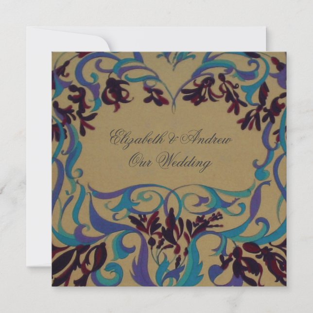 Surrounded by Flowers ~ Invitations SPECKELED (Front)