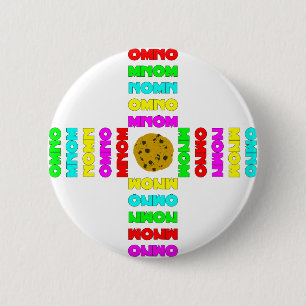 Surrounded By OMNOMs 6 Cm Round Badge