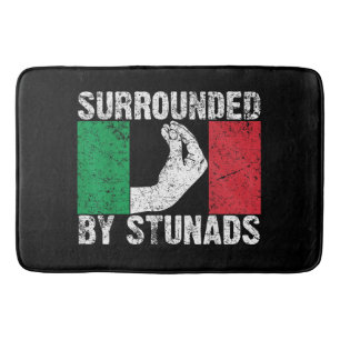 Surrounded by Stunads Bath Mat