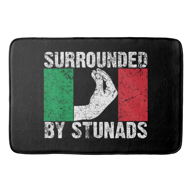 Surrounded by Stunads Bath Mat (Front)