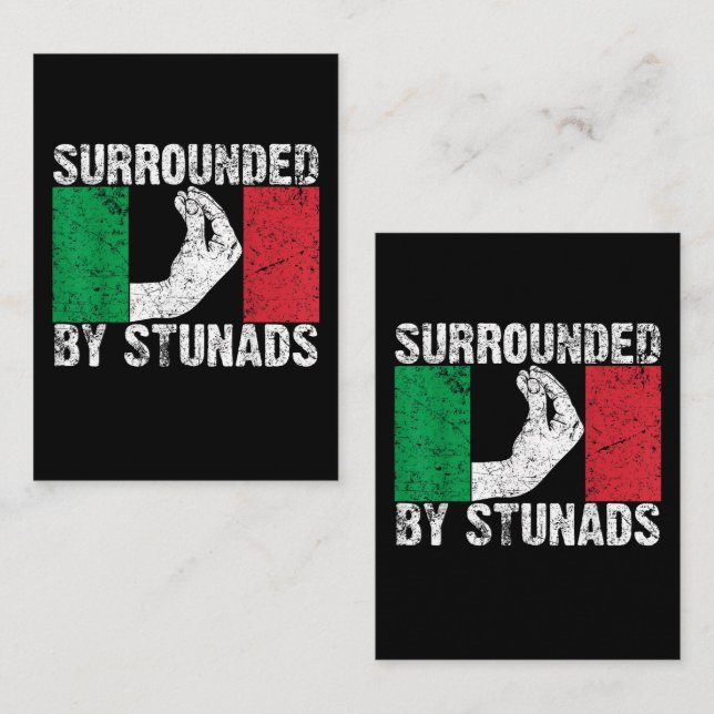 Surrounded by Stunads Card (Front/Back)