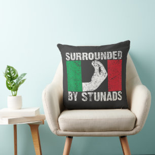 Surrounded by Stunads Cushion