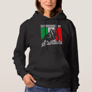 Surrounded By Stunads Sarcastic Men Women Italian Hoodie