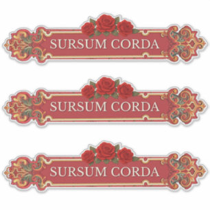 Sursum Corda Vintage Rose Catholic 