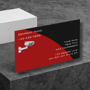 Surveillance Security Business Cards