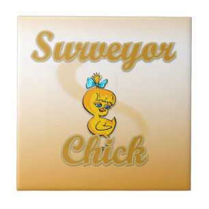 Surveyor Chick Ceramic Tile