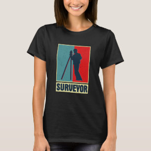 Surveyor geodesy surveying engineer theodolite pro T-Shirt