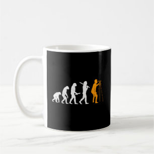 Surveyor Land Surveying Evolution Of A Surveyor Coffee Mug
