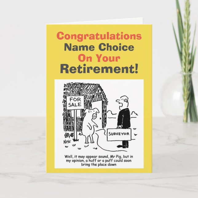 Surveyor Retirement Card (Front)