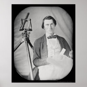 Surveyor & Tools Daguerreotype 1848 Poster