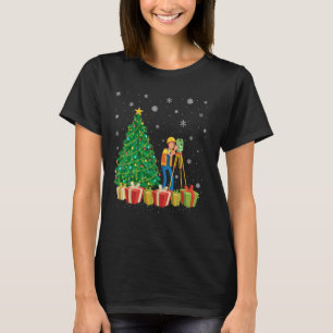 Surveyor Xmas Tree Lighting Santa Hat Surveyor Chr T-Shirt