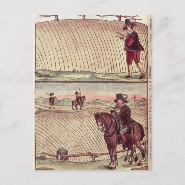 Surveyors, c.1590 postcard (Front)