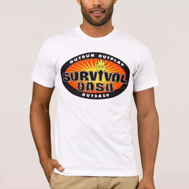 Survival Dash Race T's T-Shirt (Front)
