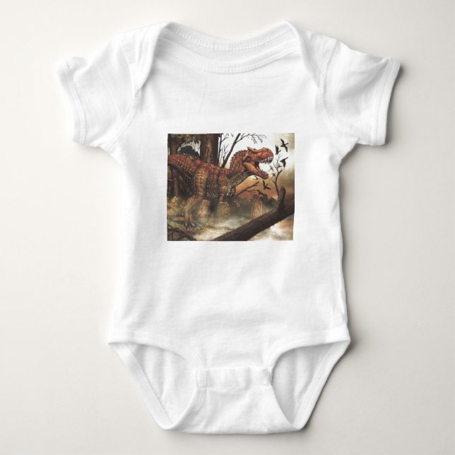 Survival for the fittest.jpg baby bodysuit (Front)