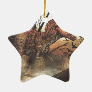 Survival for the fittest.jpg ceramic ornament