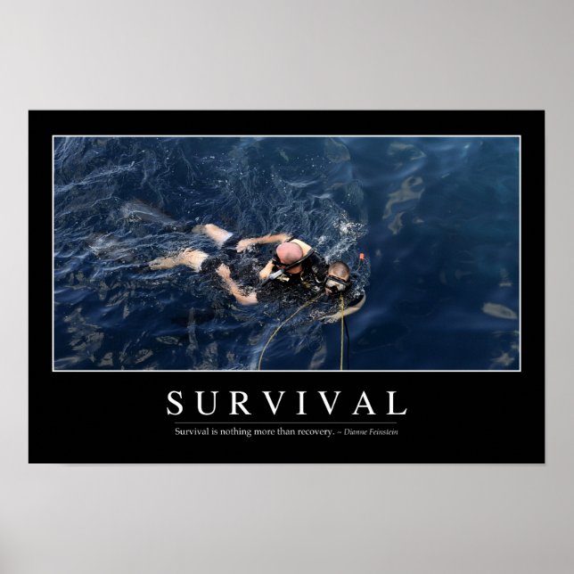 Survival: Inspirational Quote 1 Poster (Front)