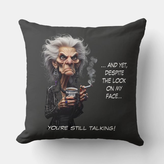 Survival Juice Cushion (Front)