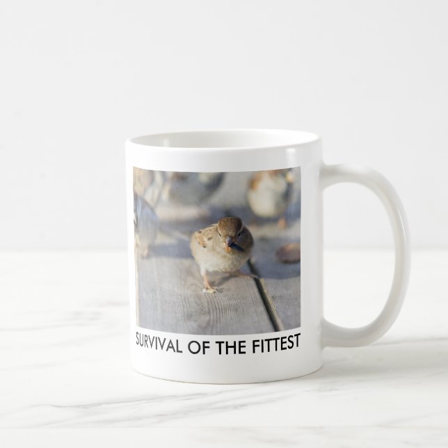 Survival Of The Fittest Coffee Mug (Right)
