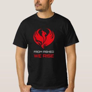 Survival Resilience Phoenix Warrior Symbol T-Shirt