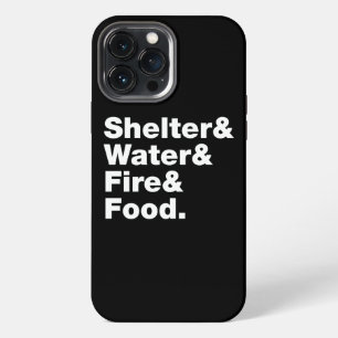 Survival (Shelter & Water & Fire & Food.) Case-Mat iPhone 13 Pro Max Case
