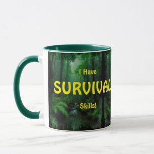 Survival Skills Prepper Survivalist SHTF Design Mug