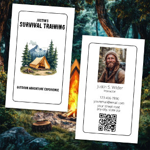 Survival Training Business Business Card